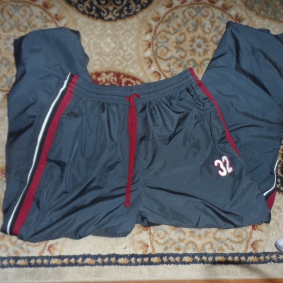 Black Athletic Works Workout Pants- Size L 36/38 - Picture 1 of 5
